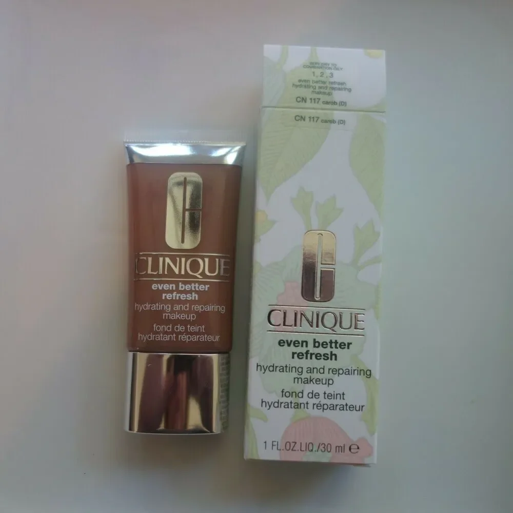 NEW Clinique Even Better Refresh Hydrating Repairing Makeup CN 117 Carob